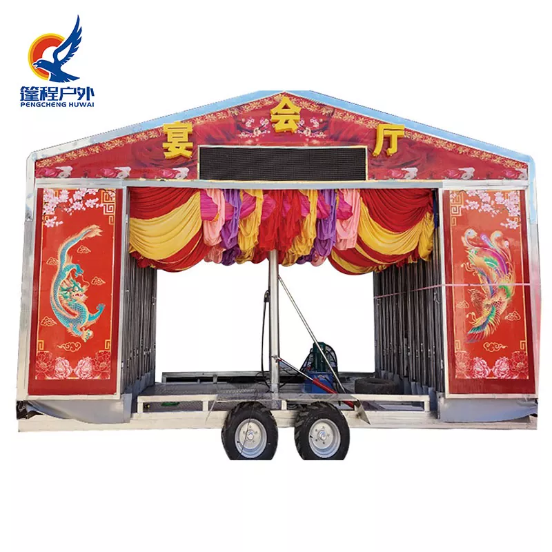 Manual Push-Pull Tent